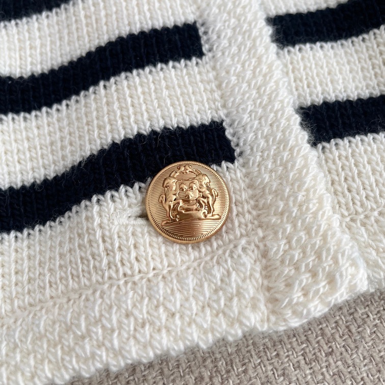 Chasseur Jacket In Striped Wool Celine Ss2022