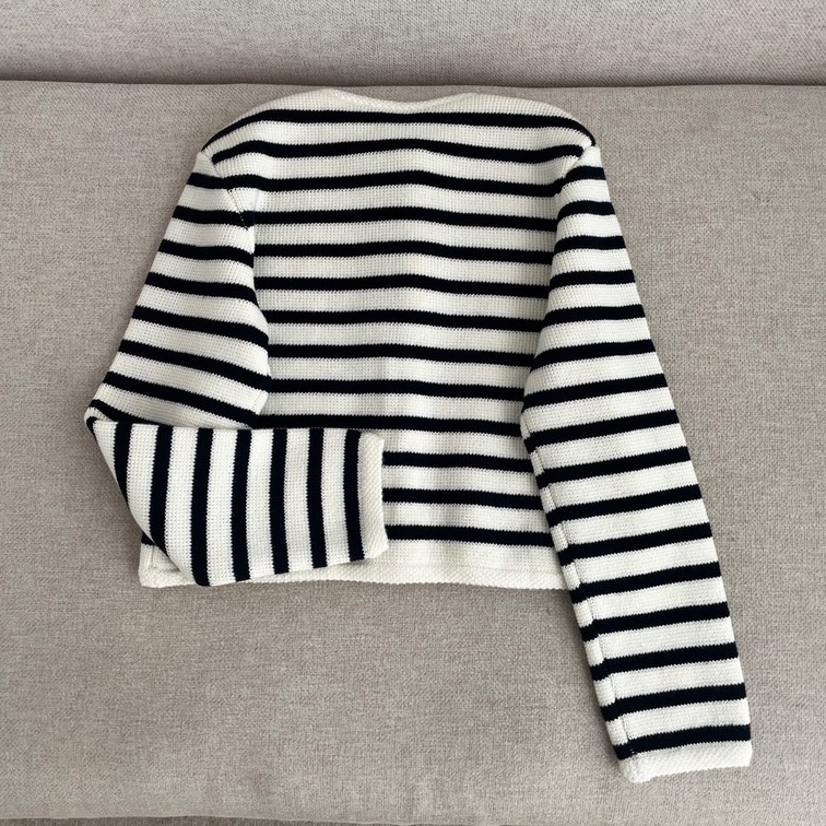 Chasseur Jacket In Striped Wool Celine Ss2022