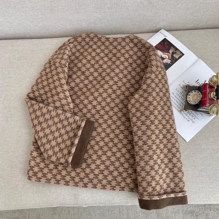 Reversible Cardigan In Wool Celine Ss2022