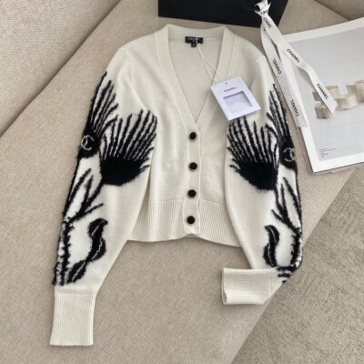 Chanel Cardigan Hand Flower Ss2022