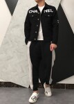 Jacket Denim Chanel Logo Lung