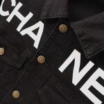 Jacket Denim Chanel Logo Lung