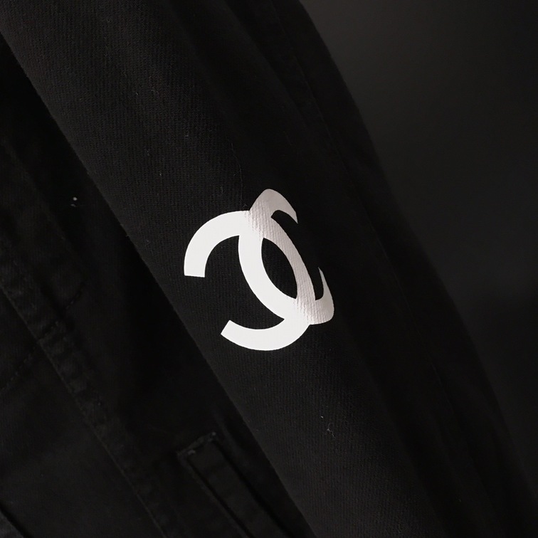 Jacket Denim Chanel Logo Lung