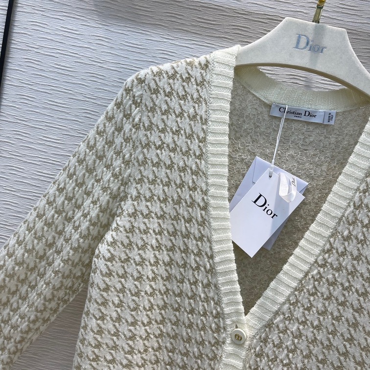 Cardigan Dior Double Sided Cashmere Ss2022