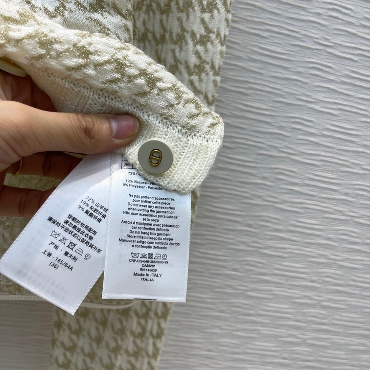 Cardigan Dior Double Sided Cashmere Ss2022