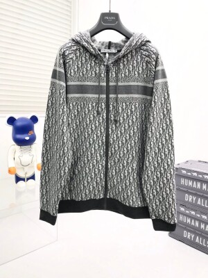 Hoodie Dior Oblique Zip Ss2022