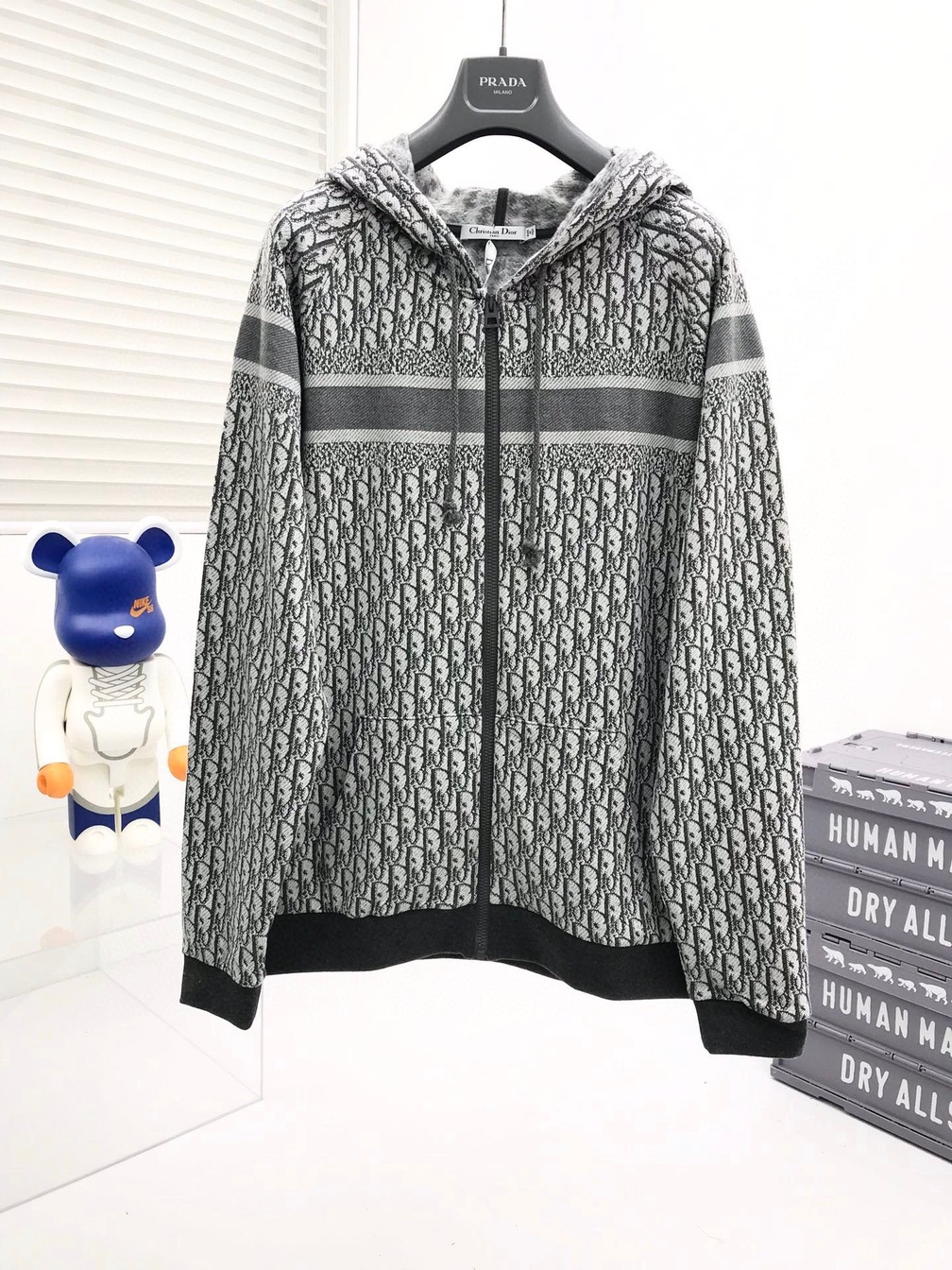 Hoodie Dior Oblique Zip Ss2022
