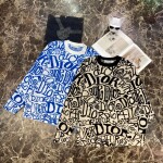Sweaters Len Dior Hoa Tiet Chu Denxanh