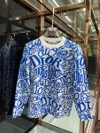 Sweaters Len Dior Hoa Tiet Chu Denxanh