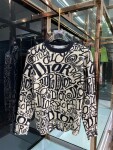 Sweaters Len Dior Hoa Tiet Chu Denxanh