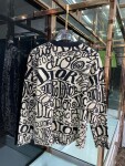 Sweaters Len Dior Hoa Tiet Chu Denxanh