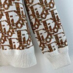 Sweaters Len Dior Hoa Tiet Logo Oblique