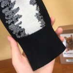Sweaters Len Dior Soc Den Trang Co Chu