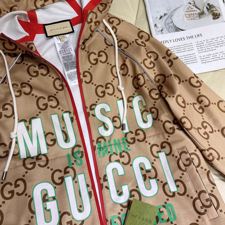 Set Hoodie Zip Jogger Gucci Music Is Mine