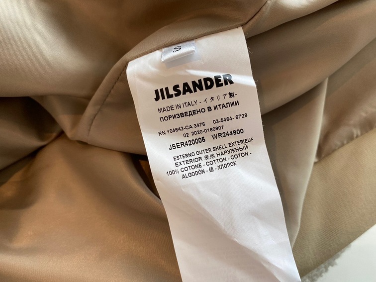 Trend Coat Jin Sander Ss2022