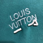Hoodie Lv Embroidered Signature Ss2022