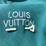 Hoodie Lv Embroidered Signature Ss2022