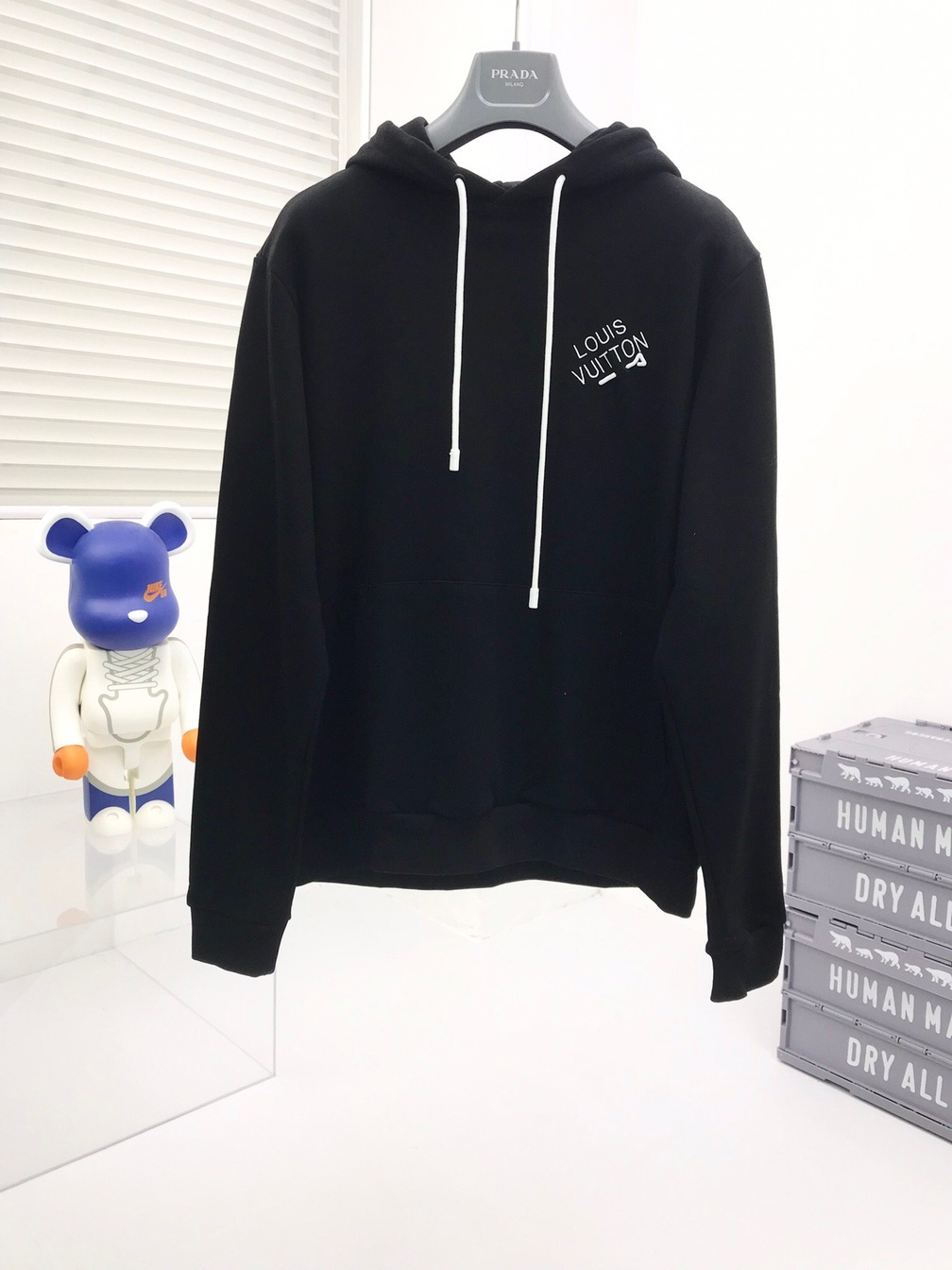 Hoodie Lv Embroidered Signature Ss2022