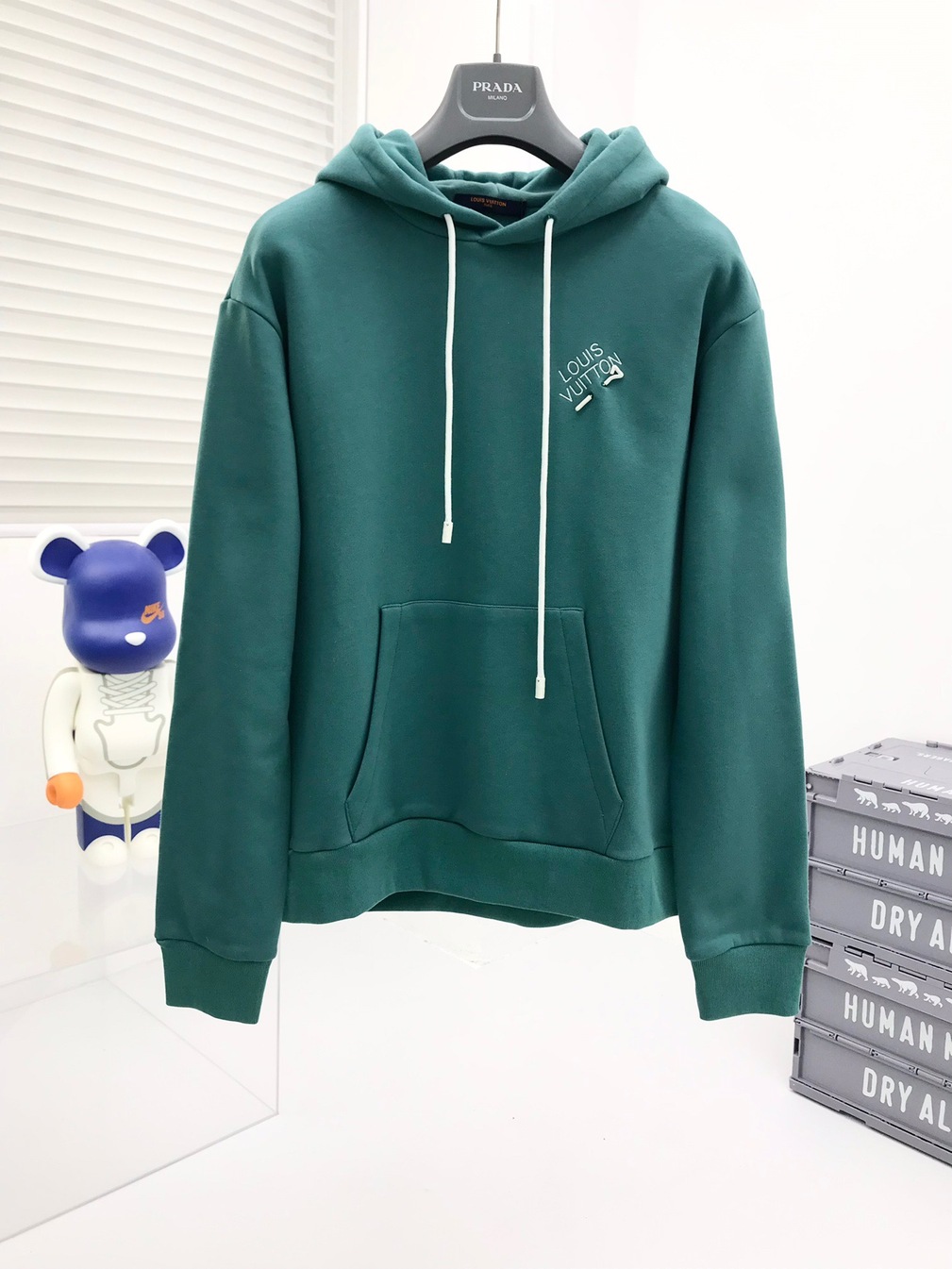 Hoodie Lv Embroidered Signature Ss2022