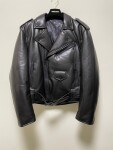 Jacket Leather Lv Biker Ss2022
