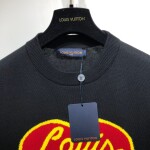Lv Intarsia Jacquard Heart Crewneck Ss2022