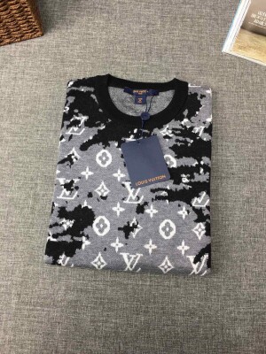 Shirt Len Lv Loang Den Xam Ss2022