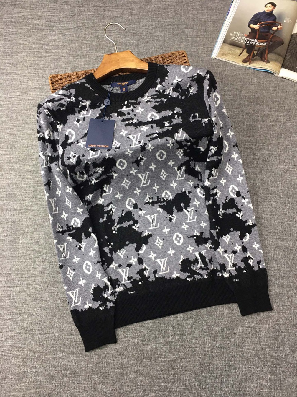 Shirt Len Lv Loang Den Xam Ss2022