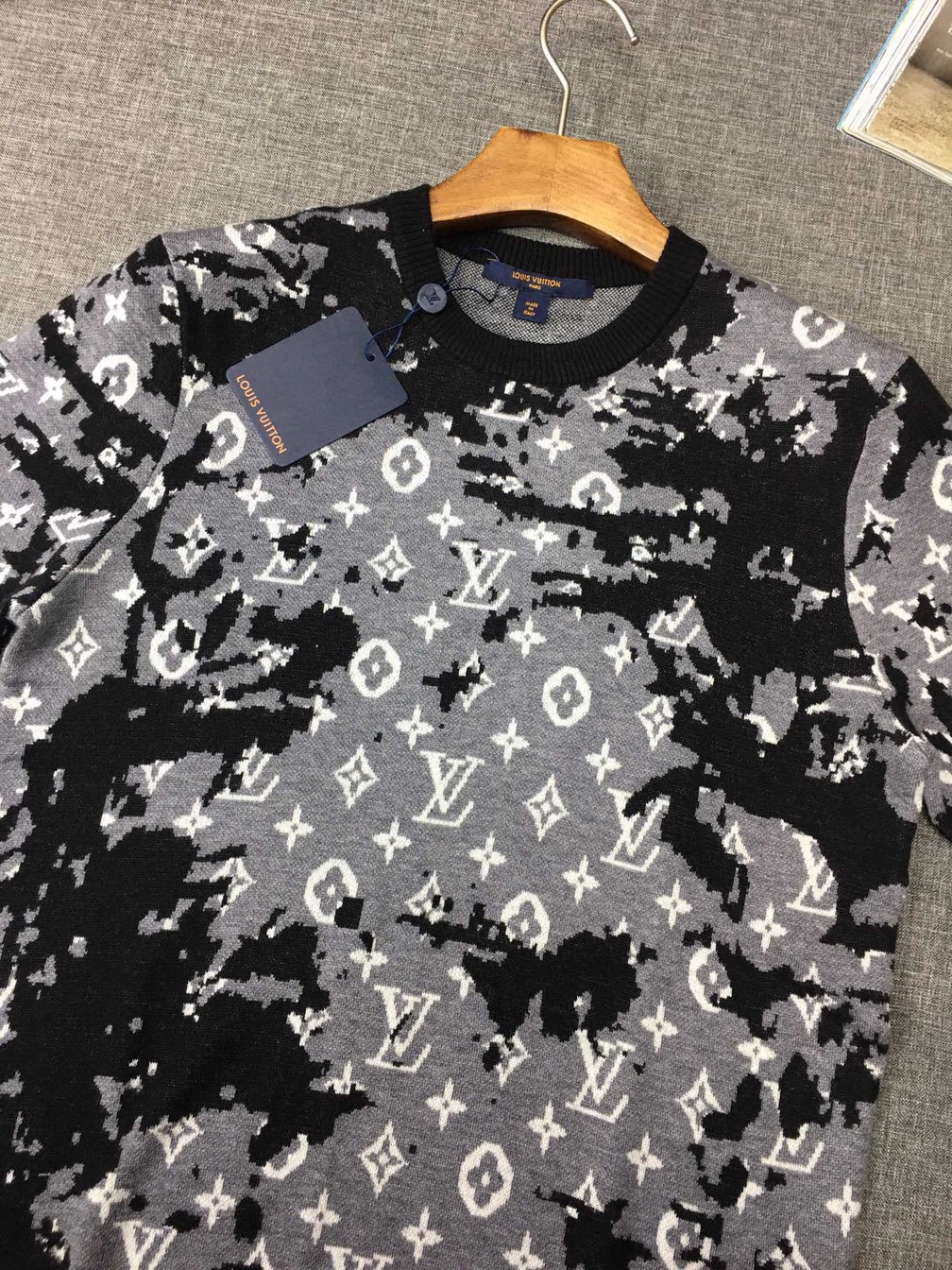 Shirt Len Lv Loang Den Xam Ss2022