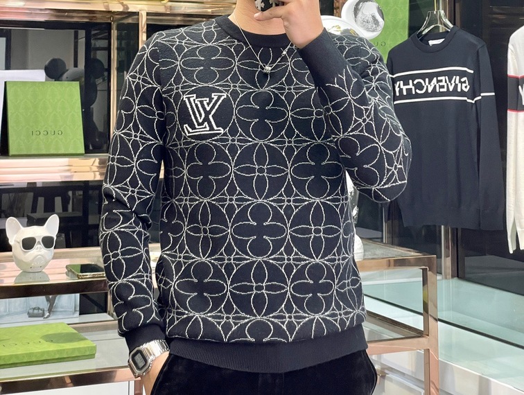 Sweaters Len Lv Hoa Tiet Hoa 4 Canh Den