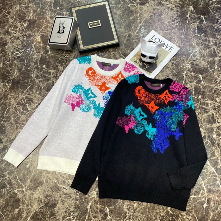 Sweaters Len Lv Hoa Tiet Loang Co