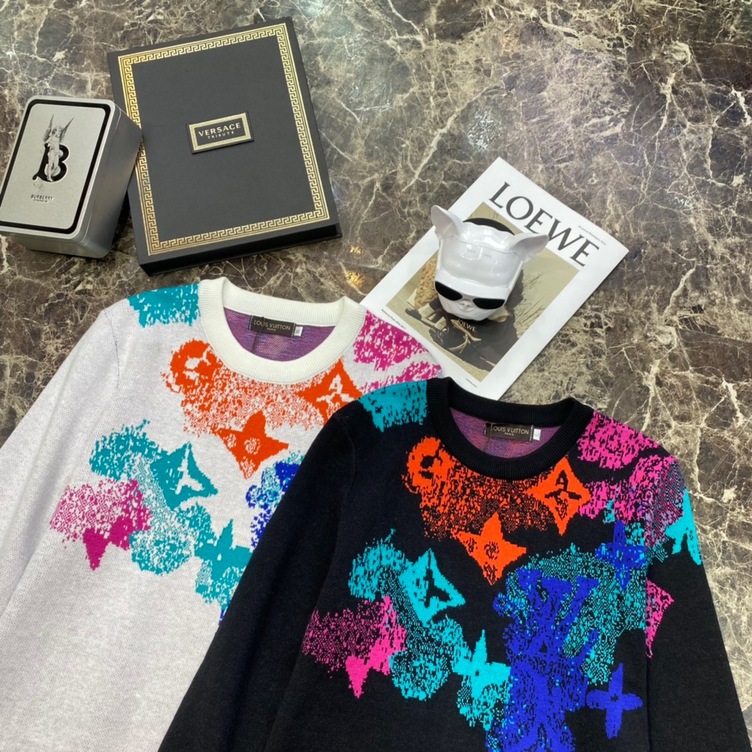 Sweaters Len Lv Hoa Tiet Loang Co