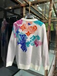 Sweaters Len Lv Hoa Tiet Loang Co