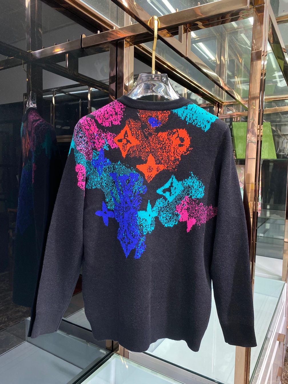 Sweaters Len Lv Hoa Tiet Loang Co
