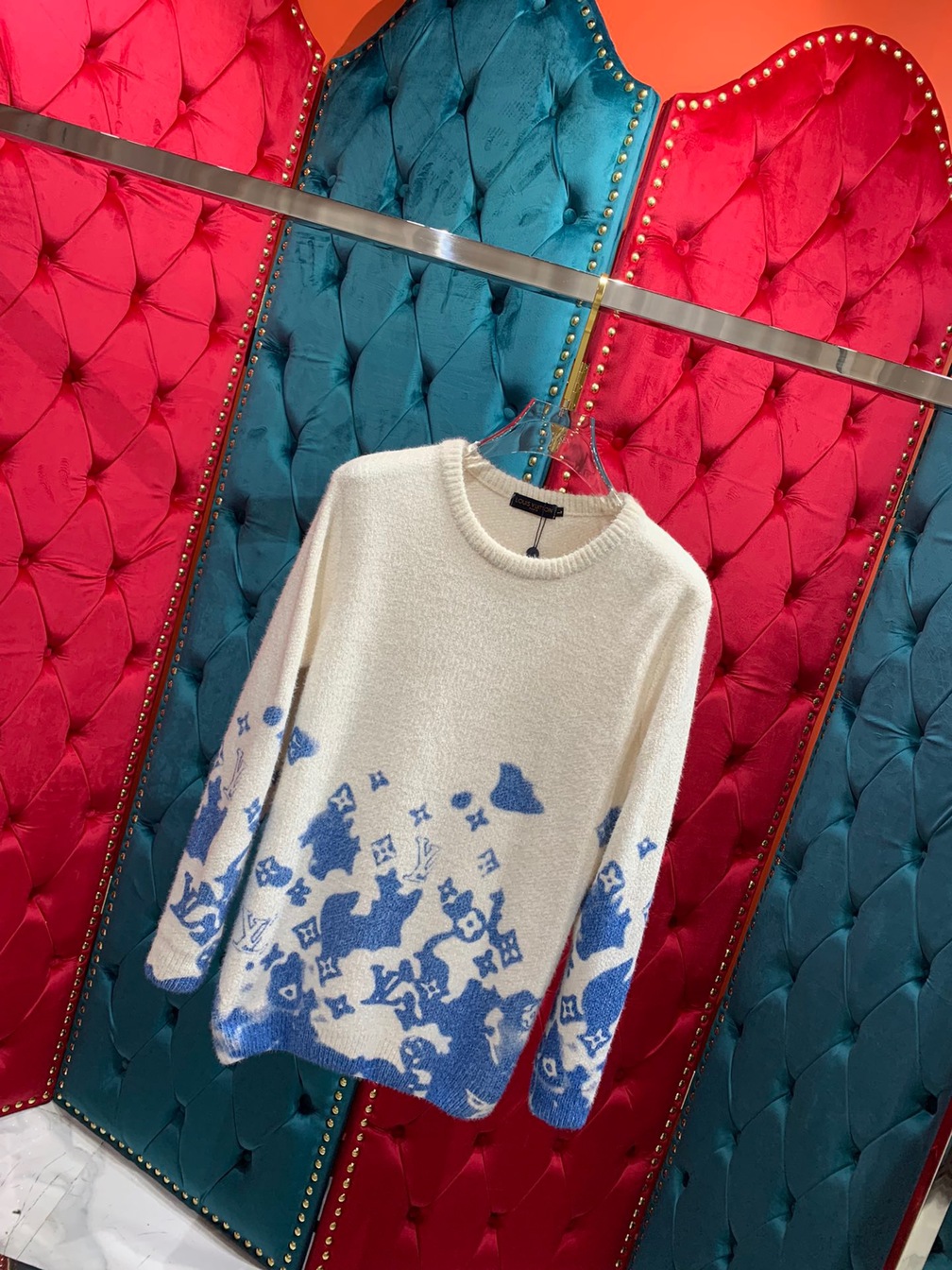 Sweaters Len Lv Hoa Tiet Than Ao Loang