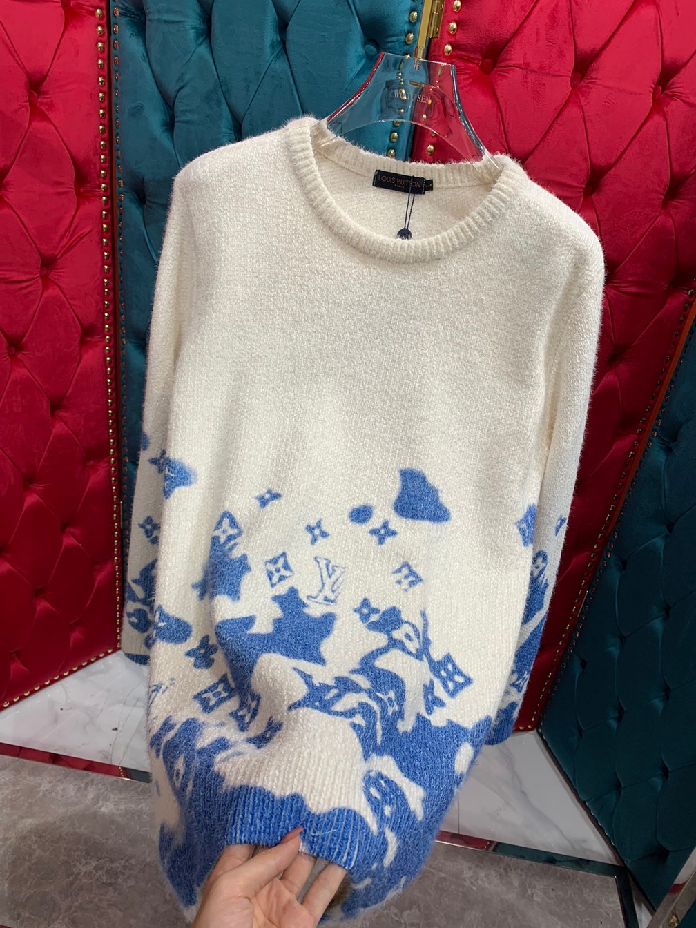 Sweaters Len Lv Hoa Tiet Than Ao Loang