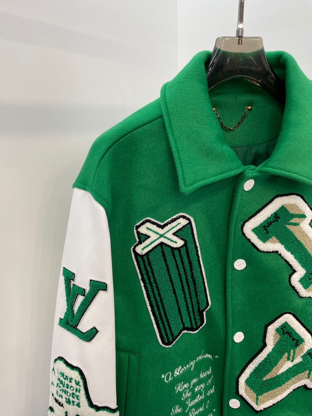 Varsity Leather Lv Readytowear Ss2022