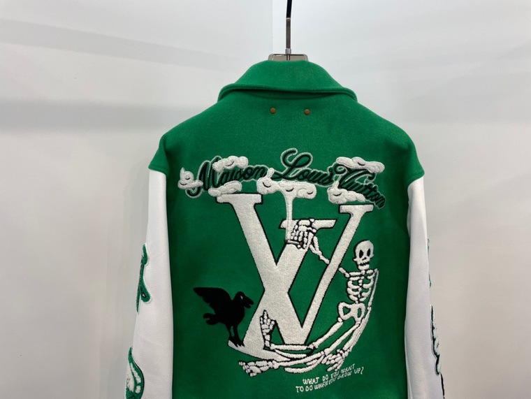 Varsity Leather Lv Readytowear Ss2022