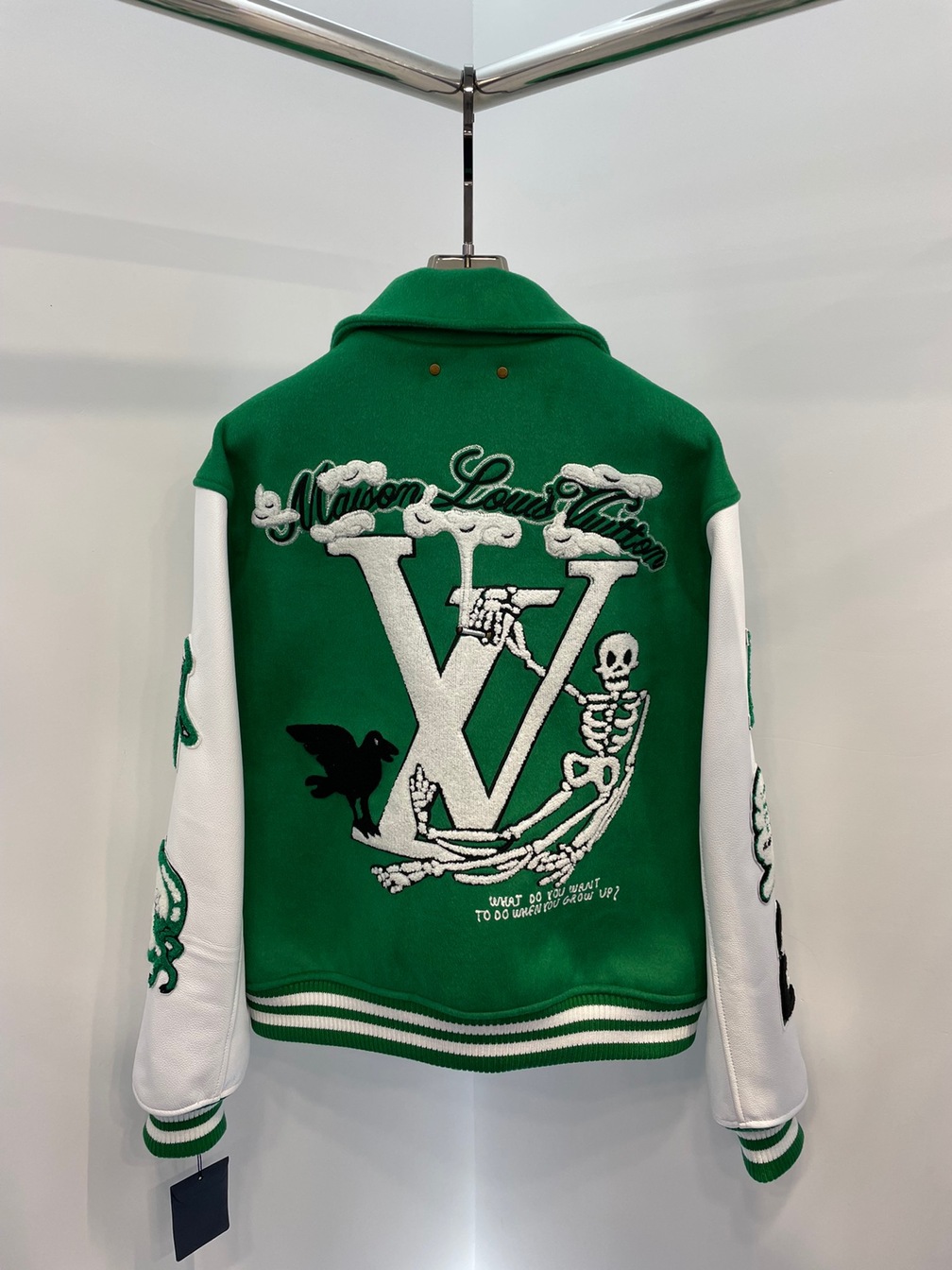 Varsity Leather Lv Readytowear Ss2022