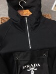 Jacket Gio Prada Tui Logo Thao Roi