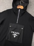 Jacket Gio Prada Tui Logo Thao Roi