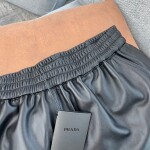 Prada Short Leather Woman Ss2022