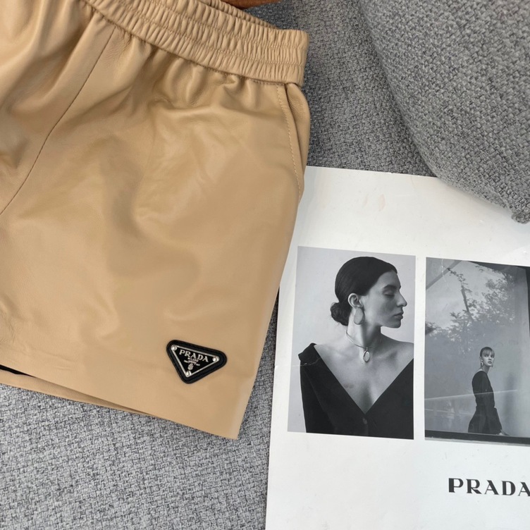 Prada Short Leather Woman Ss2022