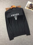 Sweaters Len Prada Logo Mat Truoc