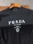 Sweaters Len Prada Logo Mat Truoc