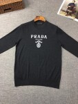 Sweaters Len Prada Logo Mat Truoc