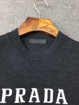 Sweaters Len Prada Logo Mat Truoc