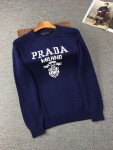 Sweaters Len Prada Logo Mat Truoc