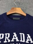 Sweaters Len Prada Logo Mat Truoc
