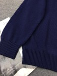 Sweaters Len Prada Logo Mat Truoc
