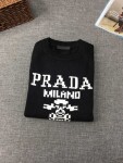 Sweaters Len Prada Logo Mat Truoc